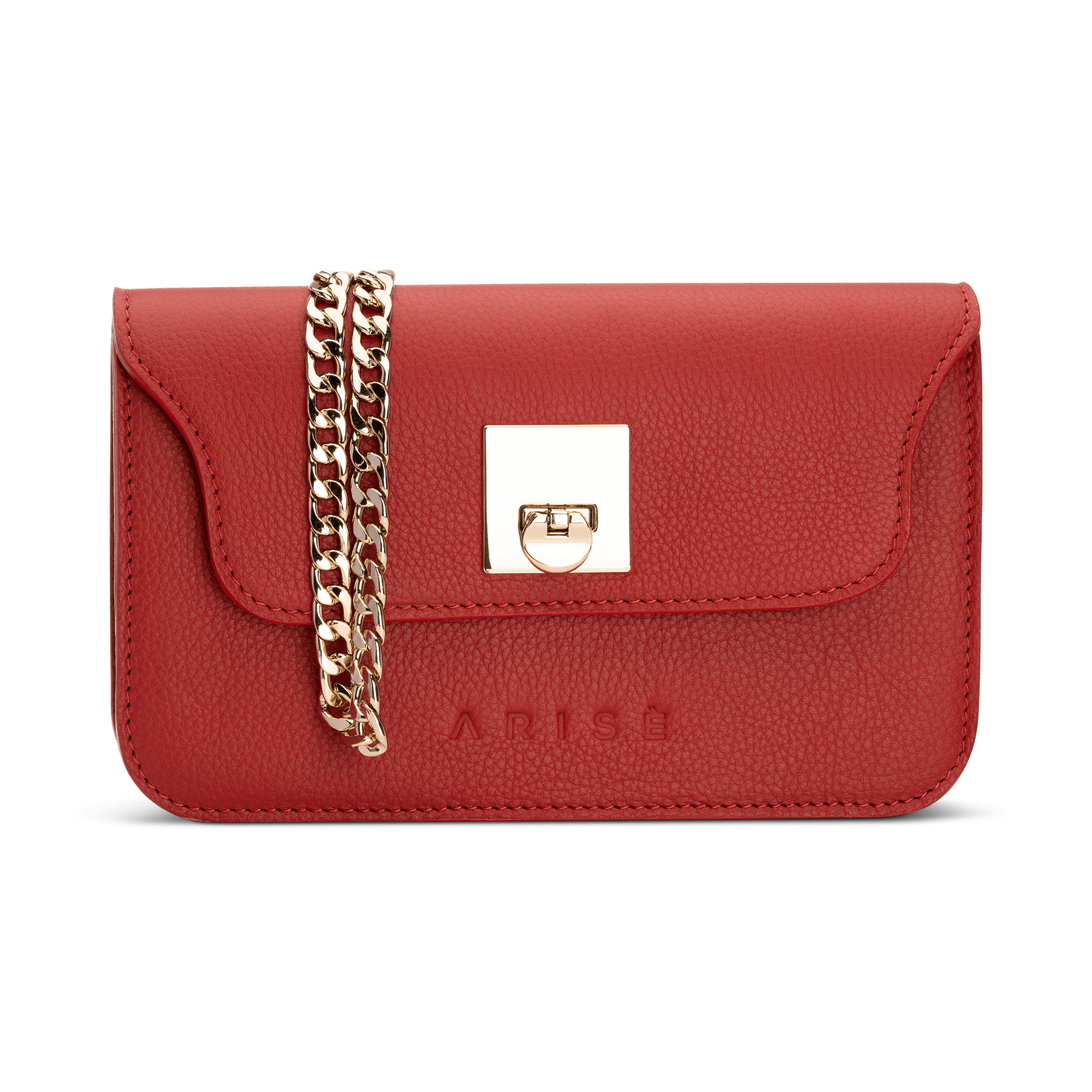 Geanta Piele Dama Arisé Bags Aria Rouge - Rosie - Umar Plic